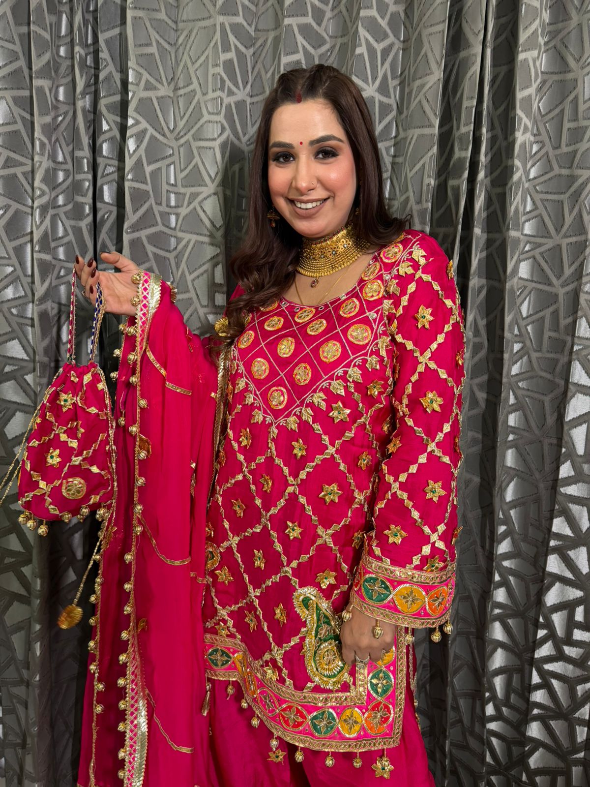 Stitched SILK traditional kurta set